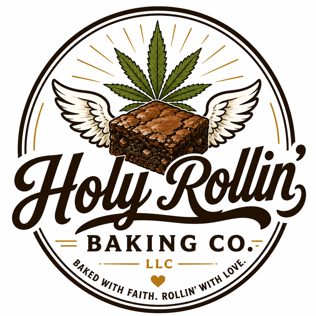 Holy Rollin' Baking Co. logo