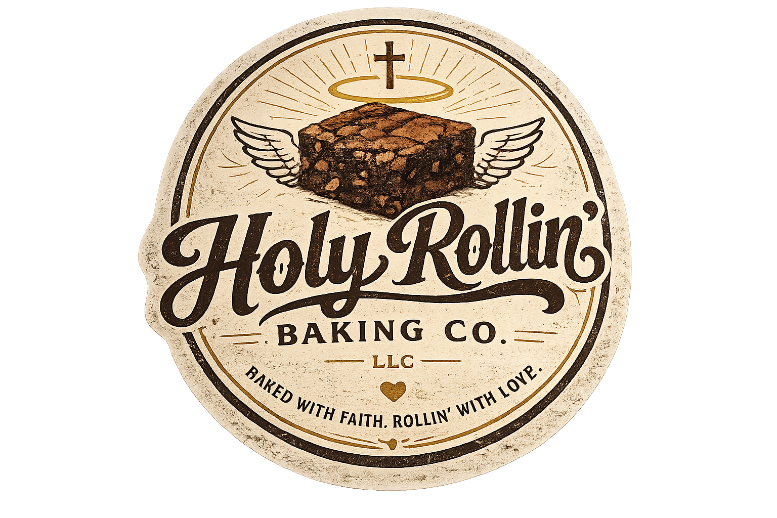 Holy Rollin' sticker